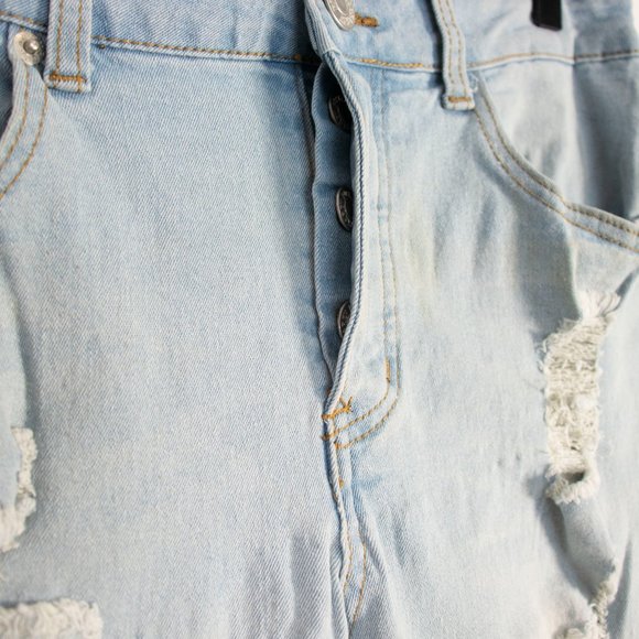 🏁 2/$30 - The Rockn Rev Distressed Moto Stretch Skinny Jeans - Picture 4 of 8